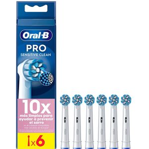 Oral-b Vervangende Opzetborstel Voor Gevoelige Elektrische Tandenborstel 6 Eenheden