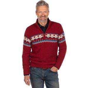 Nza New Zealand Aranga Half Zip Sweater Rood 3XL Man