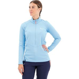 Salewa Puez Pullover Half Zip Fleece Blauw L Vrouw