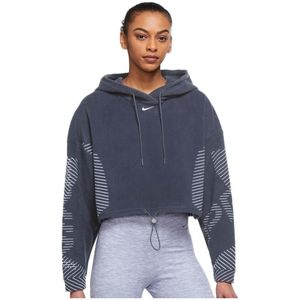 Nike Therma-fit Pro Hoodie Blauw M Vrouw