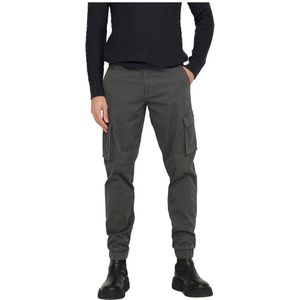 Only & Sons Cam Stage Cuff Cargo Pants Grijs 28 / 32 Man