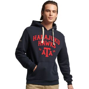 Superdry Vintage Collegiate Hoodie Blauw M Man