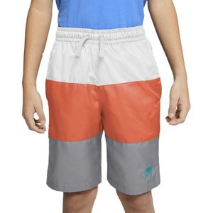 Nike Sportswear Woven Shorts Wit,Oranje,Grijs 8-9 Years Jongen