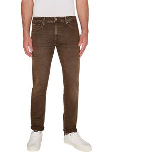 Pepe Jeans Pm211667 Tapered Fit Jeans Bruin 38 / 32 Man