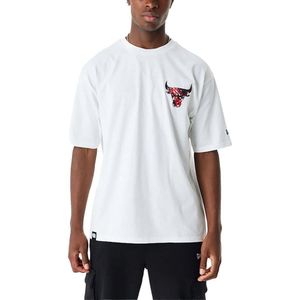 New Era Nba Aop Infill Chicago Bulls Short Sleeve T-shirt Wit M Man