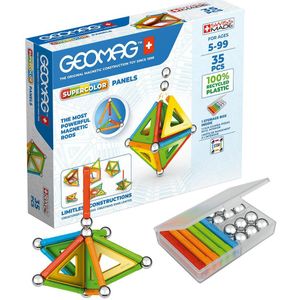 Toy Partner Geomag Green Super Colors Panels 35 Toy Game Veelkleurig 5-8 Years