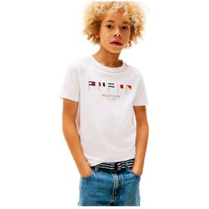 Tommy Hilfiger Multi Flag Regular Fit T-shirt Met Korte Mouwen