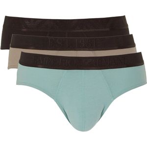 Emporio Armani Shiny Logoband Pack Slips 3 Eenheden
