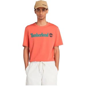 Timberland Kennebec River Linear Logo T-shirt Met Korte Mouwen