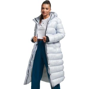 Superdry Code Xpd Longline Puffer Jacket Wit XS Vrouw