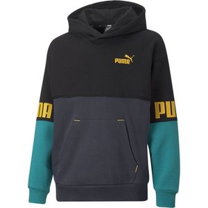 Puma Power Colorblock Fl Sweatshirt Zwart 3-4 Years