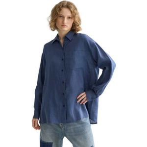 Scotch & Soda U9b01128t Linen Overhemd Met Lange Mouwen