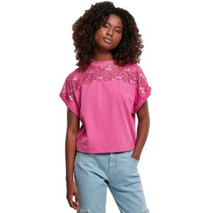 Urban Classics Oversized Lace T-shirt Met Korte Mouwen