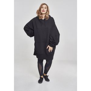 Urban Classics Long Oversized Sweatshirt Zwart 4XL Vrouw
