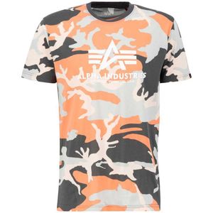 Alpha Industries Basic Camo Short Sleeve T-shirt Oranje M Man