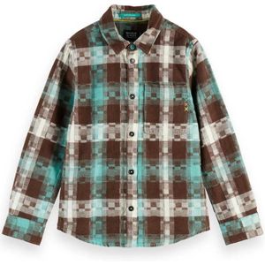 Scotch & Soda Flannel Checked Overhemd Met Lange Mouwen