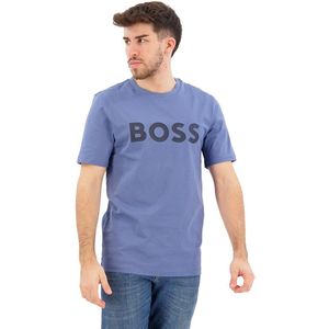 Boss Tiburt 354 10247153 Short Sleeve T-shirt Blauw XL Man