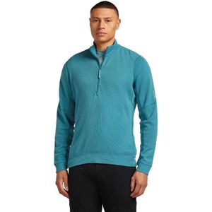 Icebreaker Merino Blend 260 Waffle Knit Wander Sweatshirt Met Halve Rits