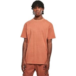 Urban Classics Heavy Oversized Garment Dye Short Sleeve T-shirt Oranje S / Regular Man