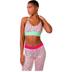 Kari Traa - Var Printed - Sport Bh - Lichtblauw - Polyester/Elastaan