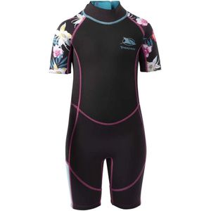Trespass Posie Junior Neopreenpak Met Korte Mouwen En Rugritssluiting
