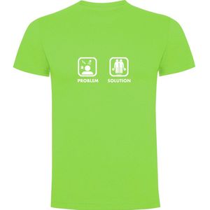 Kruskis Problem Solution Padel Short Sleeve T-shirt Groen 2XL Man