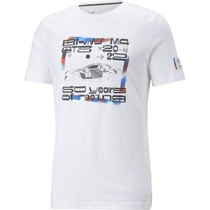 Puma Bmw Motorsport Statement Car Graphic T-shirt Wit L Man