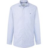 Pepe Jeans - PM308716 - Blauw Shirt - Katoen - Lange Mouwen - Casual