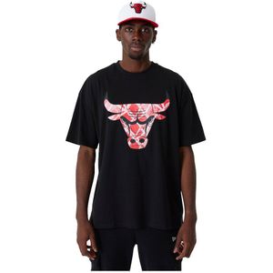 New Era 60357102 Nba Infill Logo Chicago Bulls Short Sleeve T-shirt Rood L Man