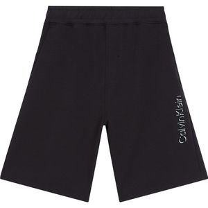 Calvin Klein Shadow Embossed Logo Sweat Shorts Zwart M Man