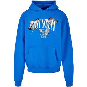 Lost Youth Butterfly V1 Hoodie Blauw 2XL Man