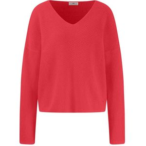 Fynch Hatton Linen Mix Trui Met V-hals