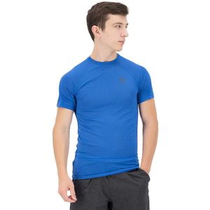 Salomon Cross Run Short Sleeve T-shirt Blauw XS Man