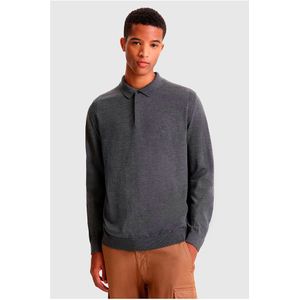 Woolrich Lana Merino Lange Mouw Poloshirt