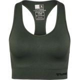 Hummel - hmlTIF SEAMLESS SPORTS TOP - Sportbeha - Rekbare Stof - Antibacterieel