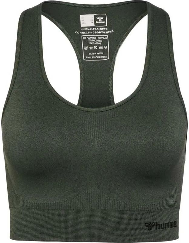 Hummel - hmlTIF SEAMLESS SPORTS TOP - Sportbeha - Rekbare Stof - Antibacterieel