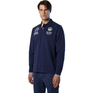 North Sails Graphic 692638 Lange Mouw Poloshirt