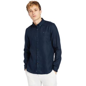 Timberland Mill River Long Sleeve Shirt Blauw 2XL Man