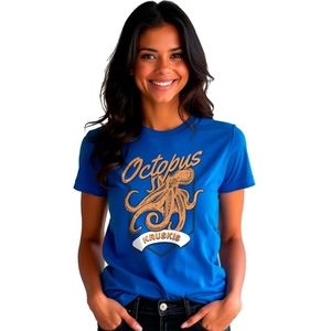 Kruskis Seafood Octopus T-shirt Met Korte Mouwen