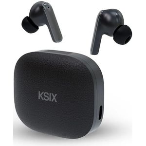 KSIX BTW07N (Actieve ruisonderdrukking, 3 h, Draadloze), Koptelefoon, Zwart