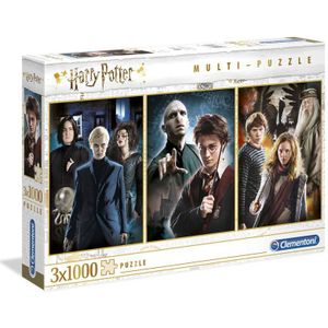 Harry Potter Puzzel (3x1000 stuks) - Voor Volwassenen