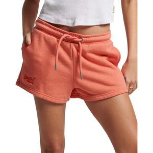 Superdry Vintage Logo Embroidered Sweat Shorts Oranje XS Vrouw