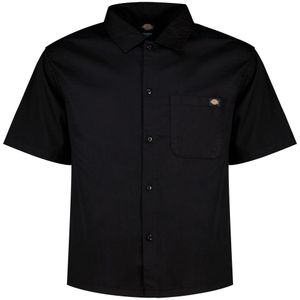 Dickies - Lynville - Overhemd - Zwart - Korte Mouwen