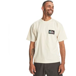 Quiksilver Back Flash T-shirt Met Korte Mouwen Beige L Man
