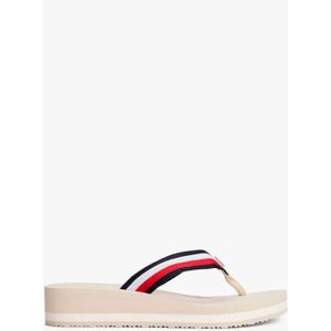 Tommy Hilfiger - Fw0fw08517 - Slippers - Blauw - Polyester