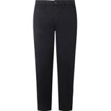 Pepe Jeans - PM211460C34 - Chino Broek - Zwart - Casual - Katoen