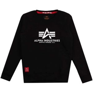 Alpha Industries Basic Sweatshirt Zwart 10 Years Jongen
