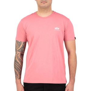 Alpha Industries Basic Small Logo 188505 Short Sleeve T-shirt Roze L Man