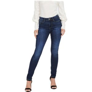 Only Wauw Skinny Fit Bj581 Jeans Blauw XL / 30 Vrouw