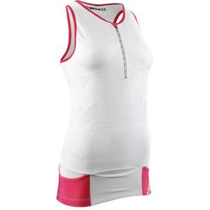 Compressport - TR3 AERO TANK - Mouwloos T-shirt - Wit - Dames